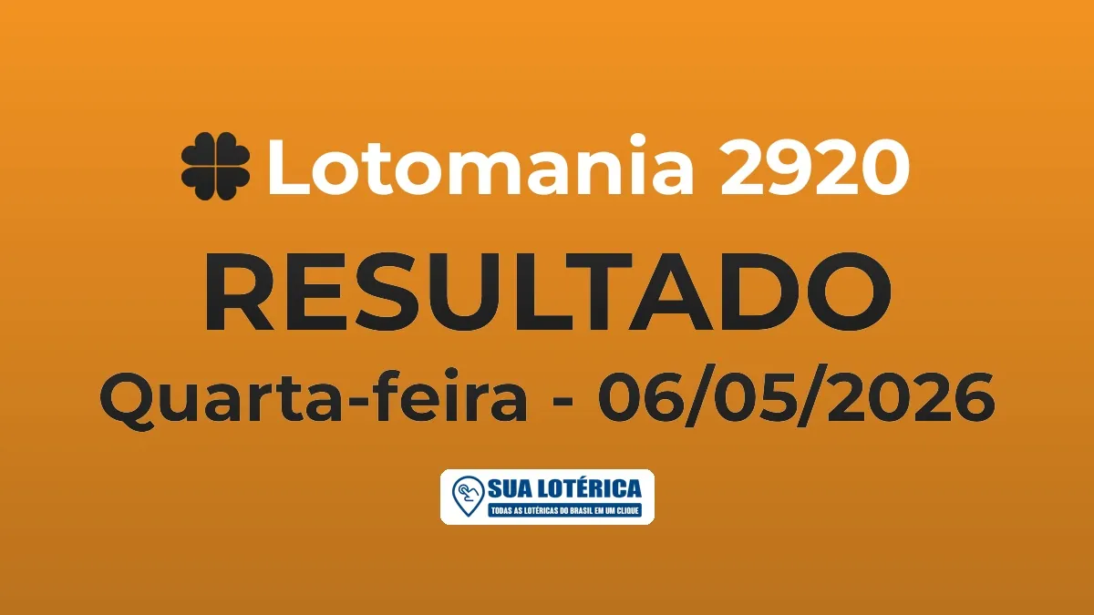 Resultado da Lotomania 2920, acumulou em R$ 1,9 milhões